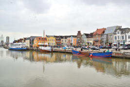 Husum - Blick in den Hafen